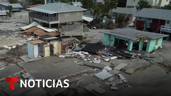 Esta es la crónica de las muertes y la destrucción que causó la furia de Milton | Noticias Telemundo