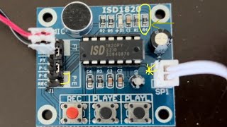 ISD1820 Sampler Chip - How it works and easy Mods