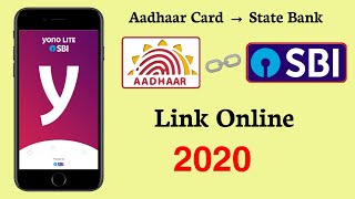 SBI Bank Account Aadhaar Link Process 2020 | SBI Pan Card Link 2020 Process | State Bank Aadhar link