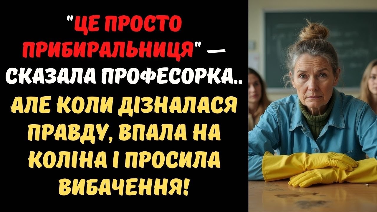 ВОНА 10 РОКІВ МИЛА ПІДЛОГИ В УНІВЕРСИТЕТІ, ПОКИ ВИПАДКОВО НЕ ПРОГОВОРИЛАСЯ СТУДЕНТАМ...