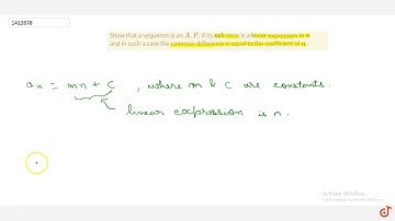 Show that a    sequence is an  ltmath gt  ltmrow gt  ltmi gtA lt/mi gt ltmo gt. lt/mo gt ltmi