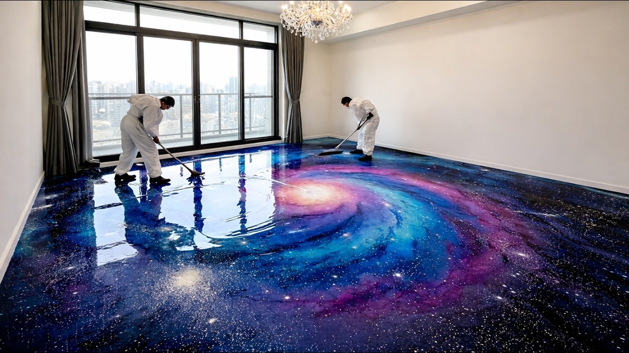 The Most Satisfying Liquid Marble Epoxy Pour You'll Ever See