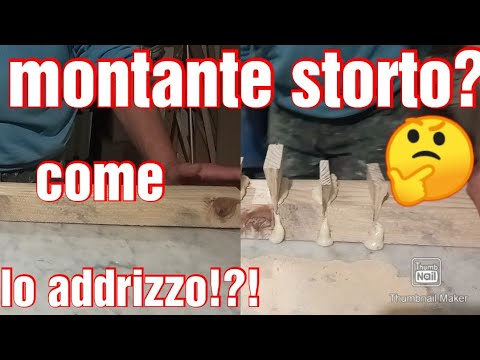 come addrizzare un montante storto con attrezzi alla portata di tutti