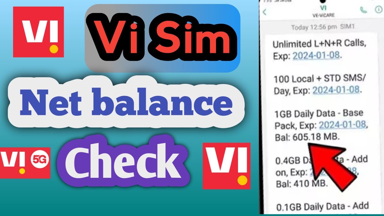 Vi data balance check|how to check vi net balance|how to check vi net ...