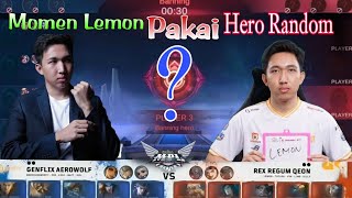RRQ VS GFLX MPL | Momen Lemon Pakai Hero Aneh