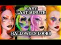 need SPOOKY inspiration? WATCH THIS! - 6 EASY,  Last Minute Halloween Makeup Ideas
