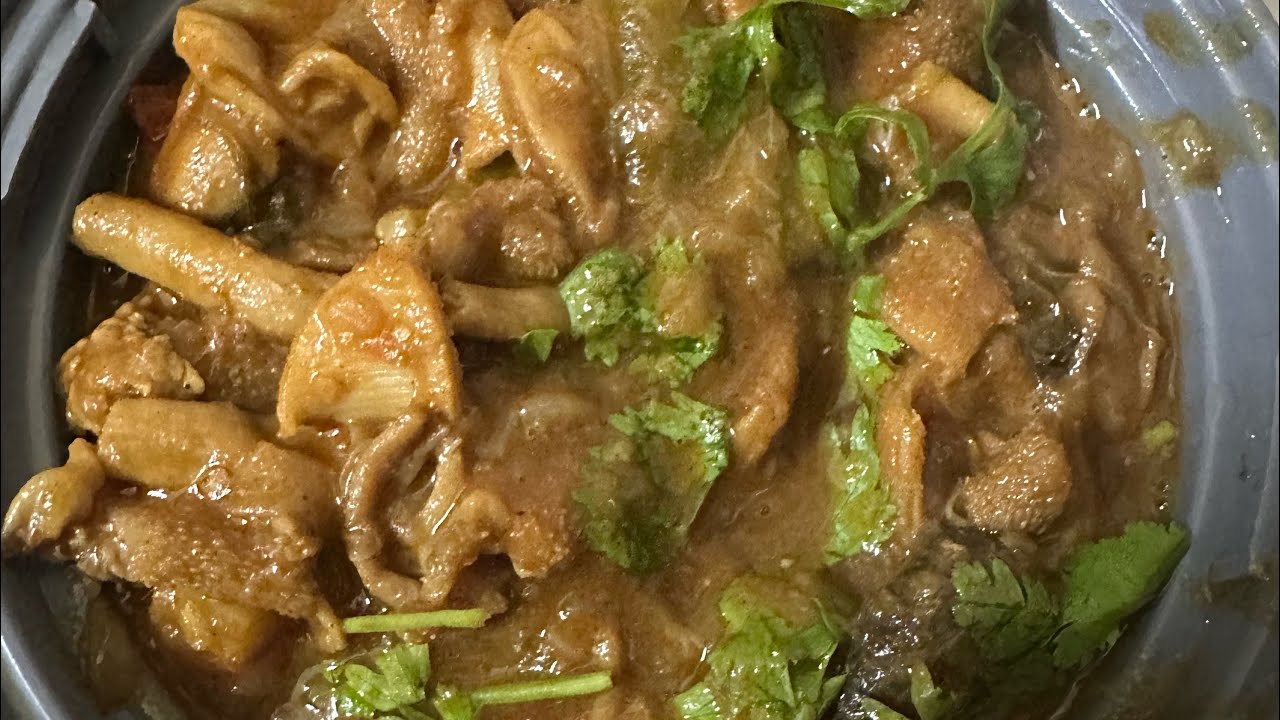 Teju's kitchen is live బోటి కర్రీ 