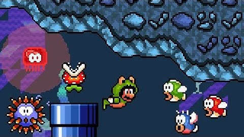 Super Mario Bros X (SMBX 1.4.3) Custom Level - "Dire, Dire Docks"