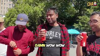 The CHA Protest: NYC Tries Cha (Not Chai Tea!) for the First Time | Street Reviews
