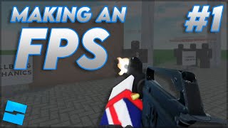 MAKING a ROBLOX FPS GAME | #1 Map, Movement + Damage