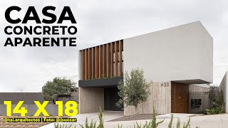 CASA con planta BAJA en puro CONCRETO | @Tai Arquitectos | Obras Ajenas