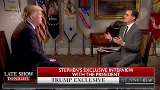 Stephen Interviews Chris Wallace's Interview Of Donald Trump