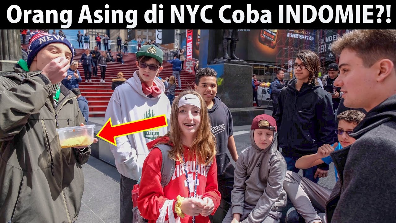NYC Strangers Try INDOMIE for the First Time?! (Indonesian Instant Noodles)