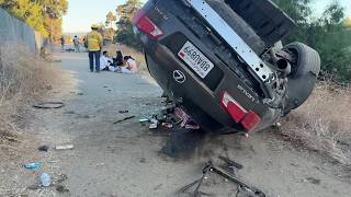 Multi-Vehicle Collision on 405 Freeway in Van Nuys Sends Vehicles off Freeway, Leaving 5 Injured