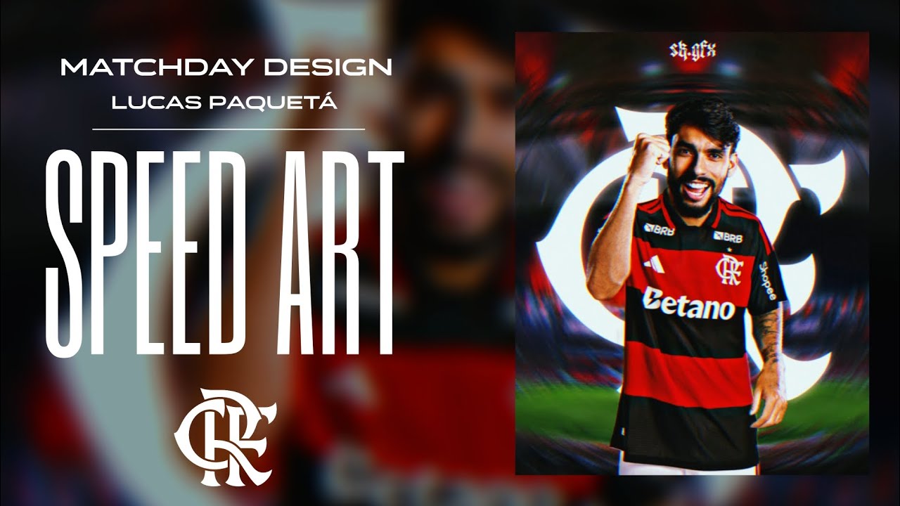 🔁 | Lucas Paquetá Kitswap Concept Design // PicsArt Speed Art Tutorial Sports Graphic Design
