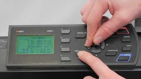 How to set your origin || Graphtec FC8600 Cutter/Plotter