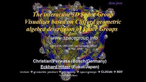 Space Group Visualizer, part 1: Representation in GA