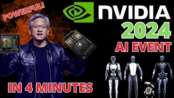 NVIDIA GTC 2024 SUPER IMPRESSIVE! IN 4 MINUTES