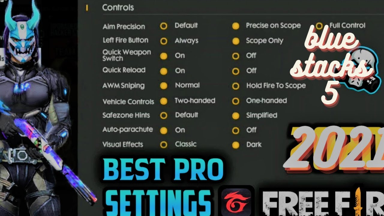 Bluestacks 5 Setting & Sensitivity..Ryzen5 5600G Free Fire Setting ...