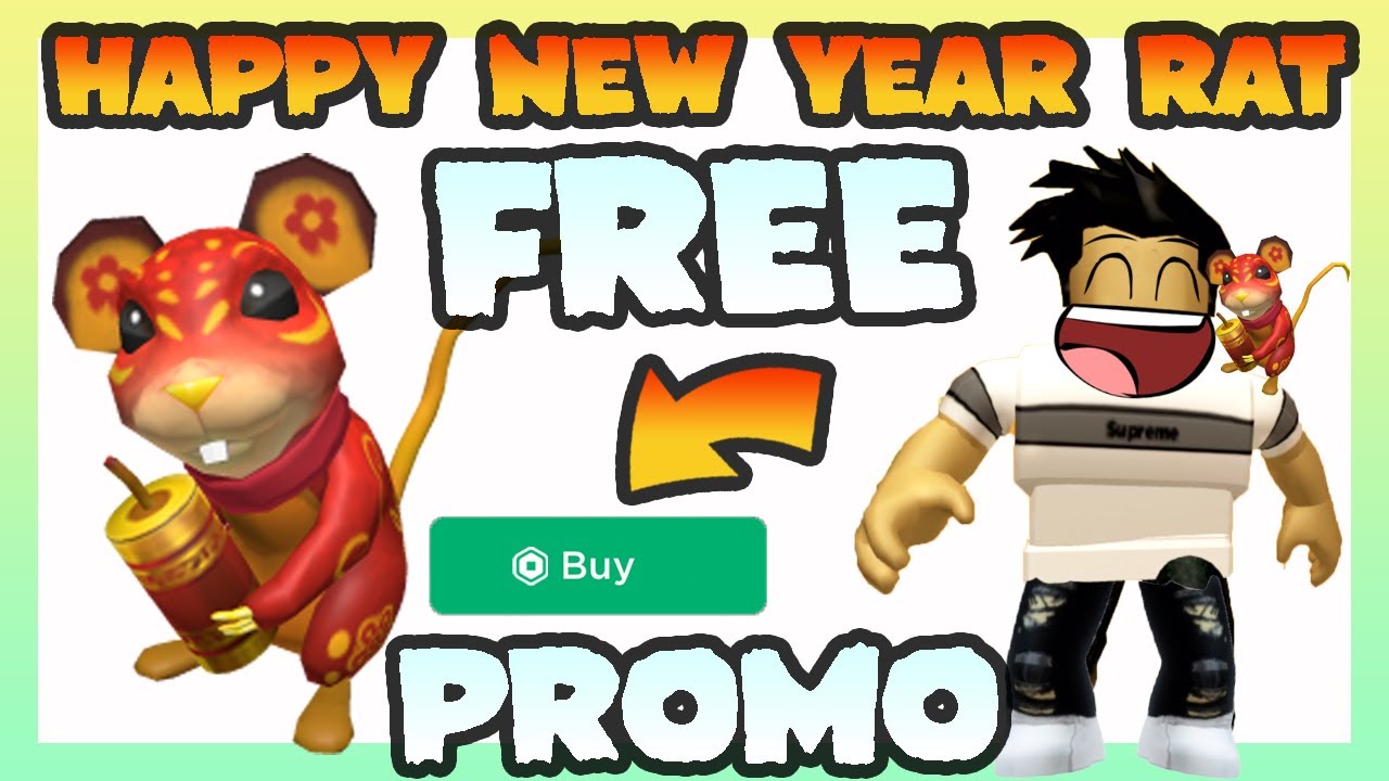 Year Of The Rat Promo Free Roblox Item Lunar New Year Youtube - promo code how to get the horde of rats roblox youtube