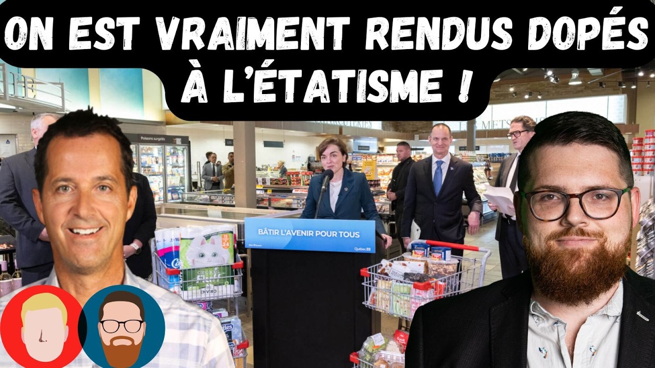 On est vraiment rendus dopés à l’étatisme !
