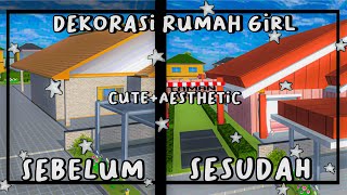 Riview Dekorasi Rumah Girl Menjadi Aesthetic || SAKURA SCHOOL SIMULATOR