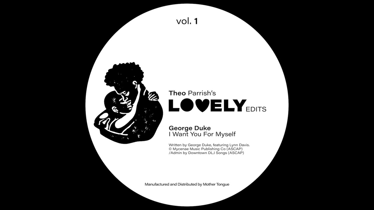E DUKE/ I Want You For Myself/12インチ George Duke - I Want You For Myself (Theo Parrish Edit) [Lovely