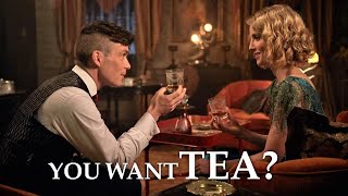 A MAN WHO DRINKS TEA || THOMAS SHELBY ||  GRACE SHELBY ||