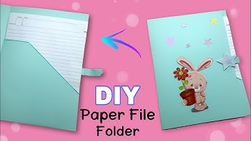 how to make file folder | diy file folder | paper file folder a4 size