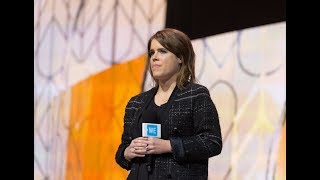 Princess Eugenie and Princess Beatrice speak at WE Day UK 2018