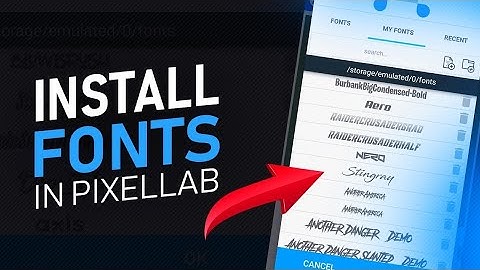 How To Add Custom Fonts in Pixellab App || Make Your Thumbnails Attractive