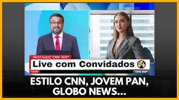 LIVE no OBS com Convidados Estilo CNN, Jovem Pan, GloboNews – Passo a Passo 2025