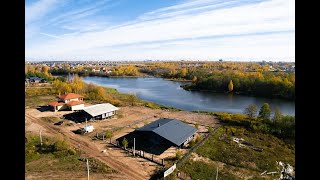 Качественно построенный дом по хорошему проекту и в красивом месте!#загородныйдом#клееныйбрус#shorts