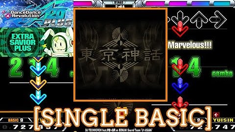 【DDR A20 PLUS】 東京神話[Tokyo shinwa] [SINGLE BASIC] 譜面確認 Play +SpeedGuide