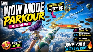 BGMI WOW Mode Parkour 😱| Insane Map Code -107186 | screenshot 5