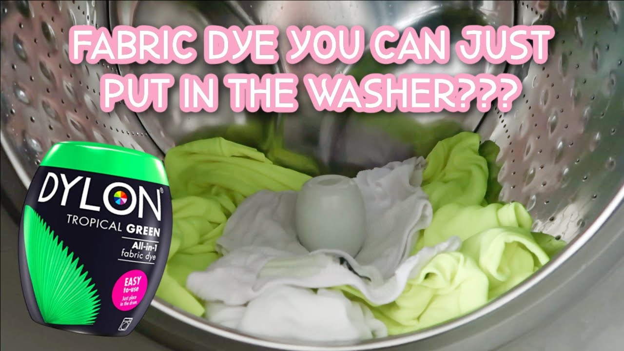 Fabric Dye You Just PUT IN THE WASHER (this is a game changer)