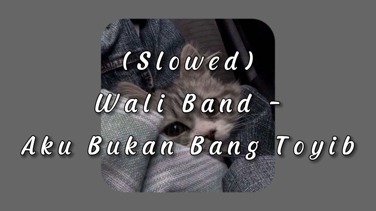 Wali Band - Aku Bukan Bang Toyib (slowed)