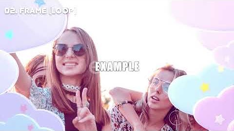 Isolated Stars And Clouds Frame Pack | Motion Graphics - Envato elements