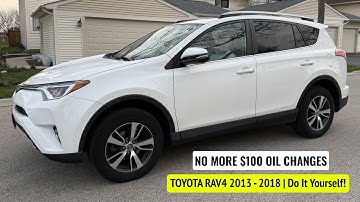 DIY Oil Change Guide for Toyota RAV4 (2013-2018)