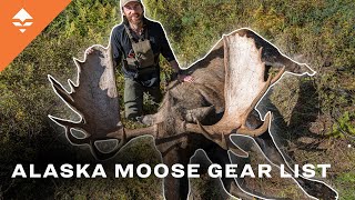 Brady Miller's 2023 Alaska DIY Moose Hunt Gear List