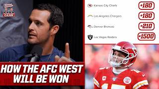 Reacting to Every AFC West Team's Odds to Win the Division | David and Derek Carr