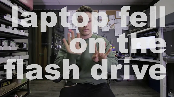 getting data from USB flash drive with broken USB 9 pin connector