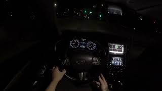Infiniti Q50 POV 4am Drive Home From Work