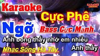 Ngỡ Karaoke Disco Remix Tone Nam | Nhạc Sống Hà Tây Disco Lê Vỹ