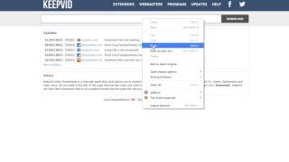 Using KeepVid to download a Youtube video Video Tutorial