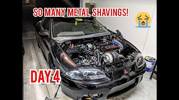 TEARDOWN OF A 700HP MITSUBISHI 4G63 IN MY GARAGE PT3