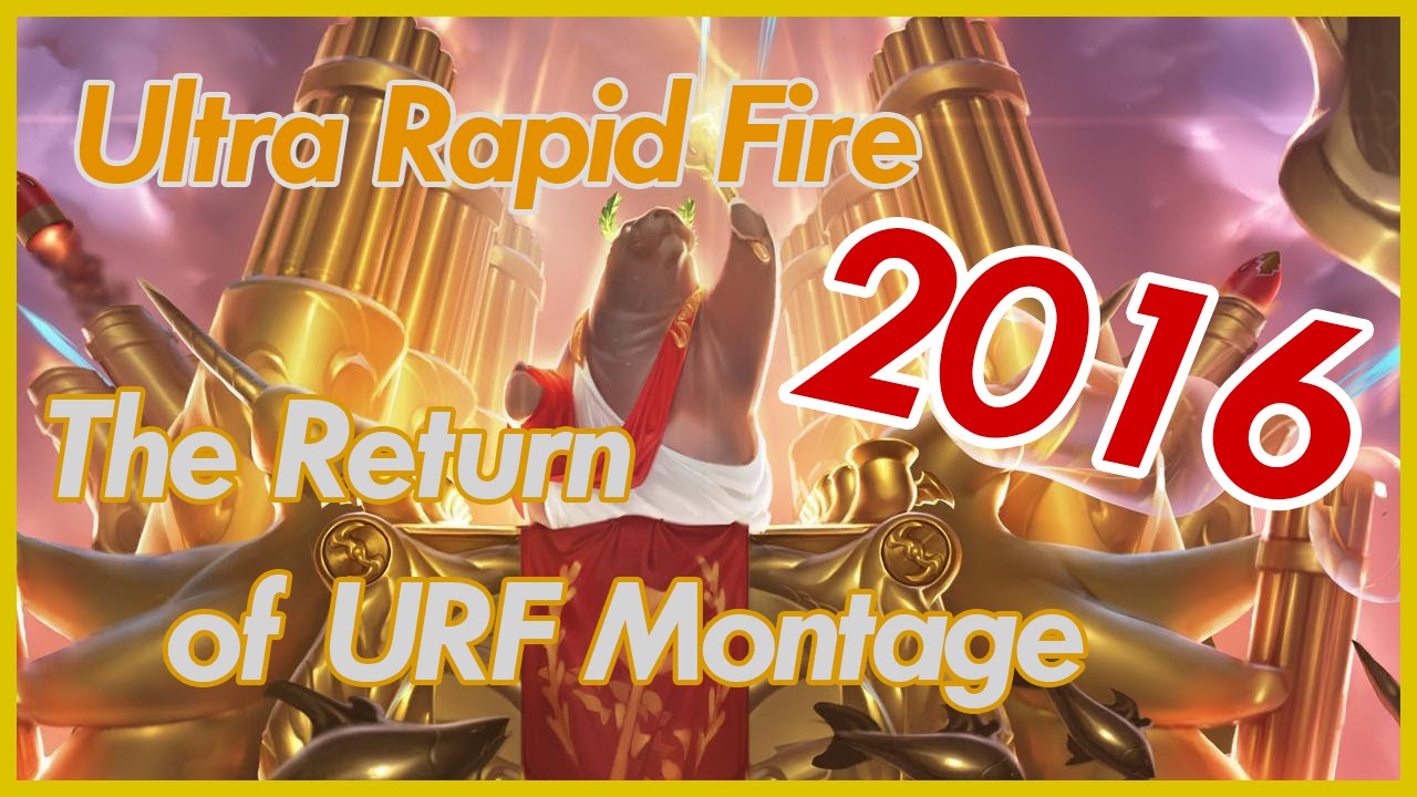 URF 2016 Highlights Montage - Vayne, Rengar, Zed, Alistar, Jinx - League of Legends