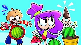 Watermelon is Growing in My Tummy Song - Funny English for Kids!