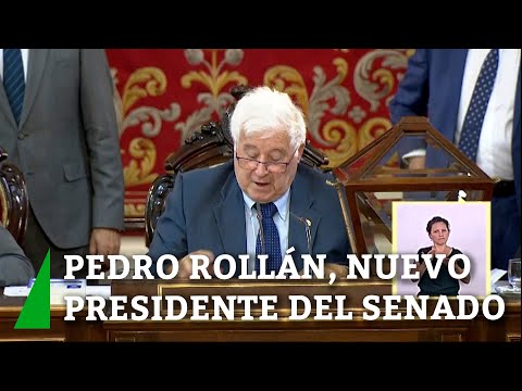 Pedro Rollán, nuevo presidente del Senado