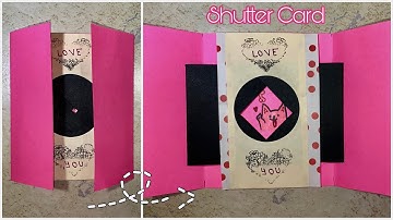 Peak a Boo Shutter Card Tutorial | Scrapbook/Explosion Box Card Ideas